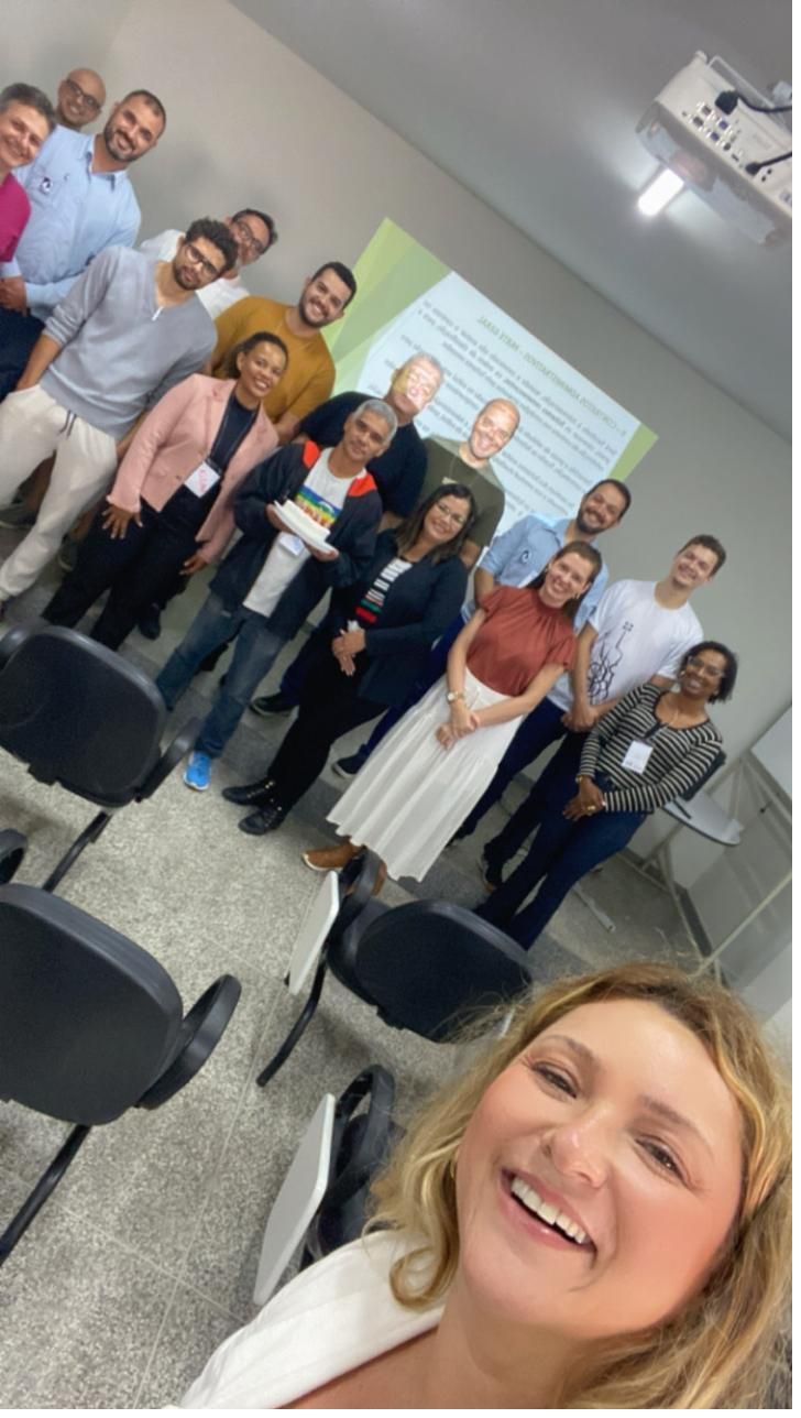 Turma com o corpo docente